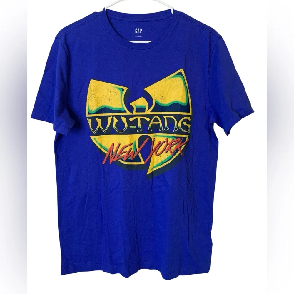 Gap Wu-Tang Clan Graphic T Shirt Size M Band Music Streetwear Hip Hop Colorful